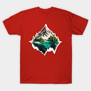 Floating mountain T-Shirt